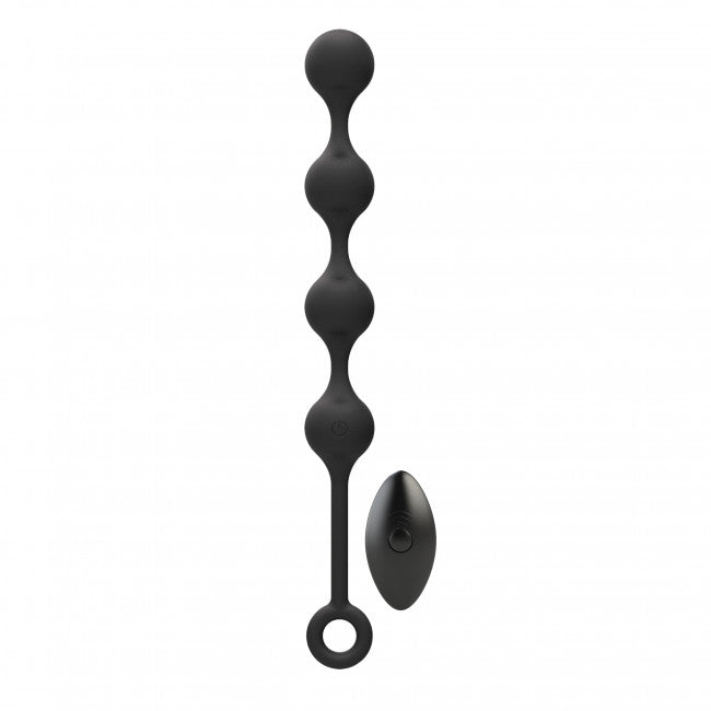 Nexus Quattro Silicone Rechargeable Vibrating Pleasure Beads - Black