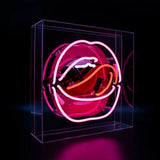 'mouth' Acrylic Box Neon Light