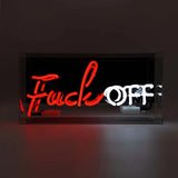'fuck Off' Acrylic Box Neon Light