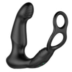 Nexus Simul8 Wave Edition Rechargeable Silicone Vibrating Dual Motor Anal Cock and Ball Toy - Black