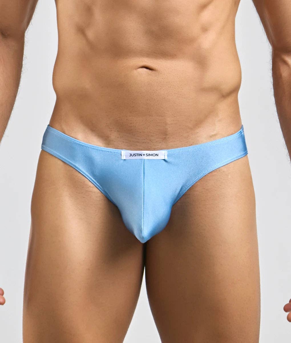 Justin + Simon Classic Mens Bikini - Baby Blue