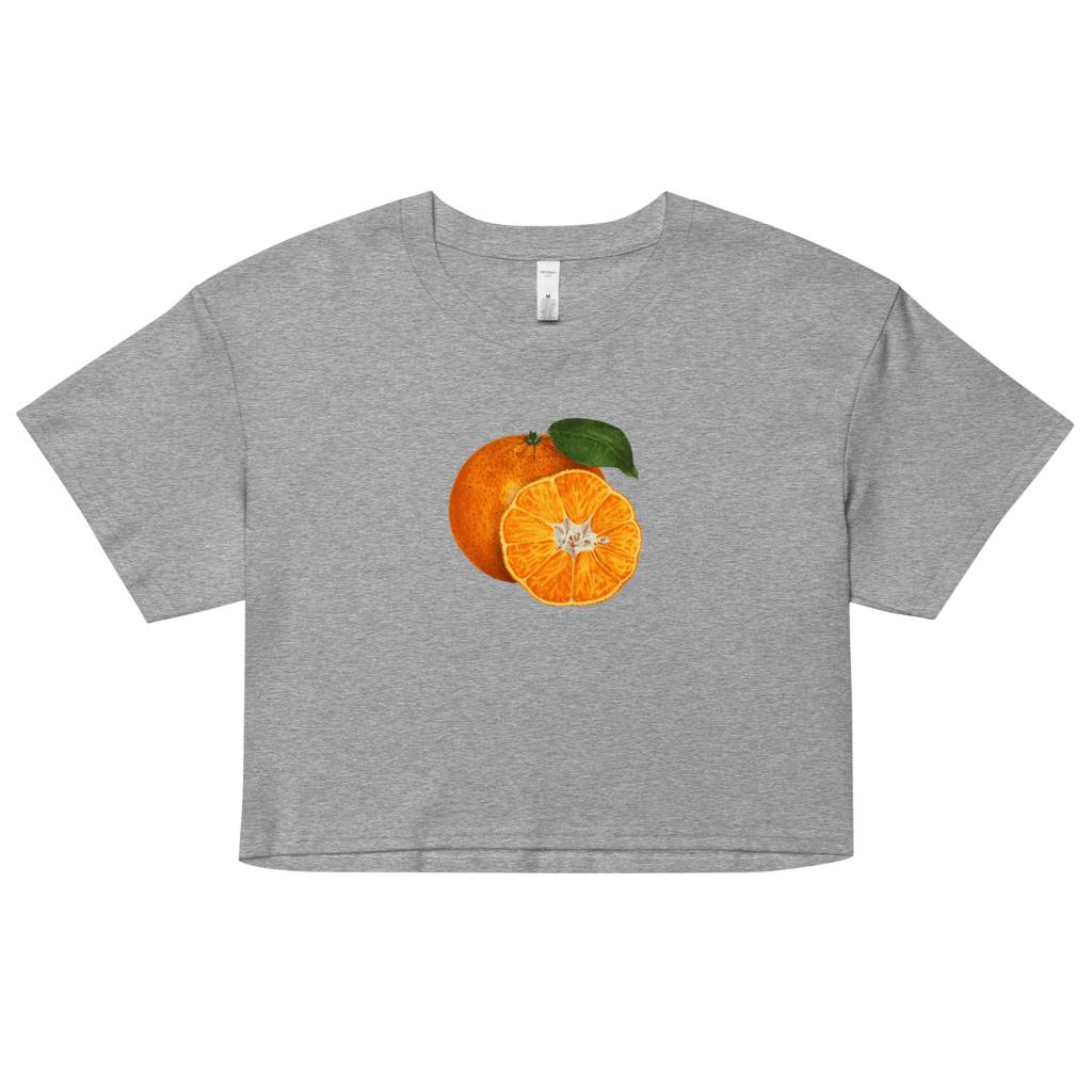 Summer Orange Crop Top
