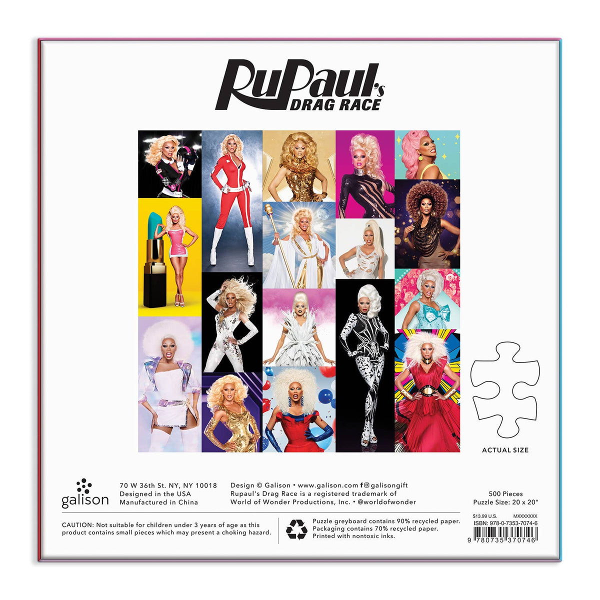 Rupaul's Drag Race 500 Piece Puzzle