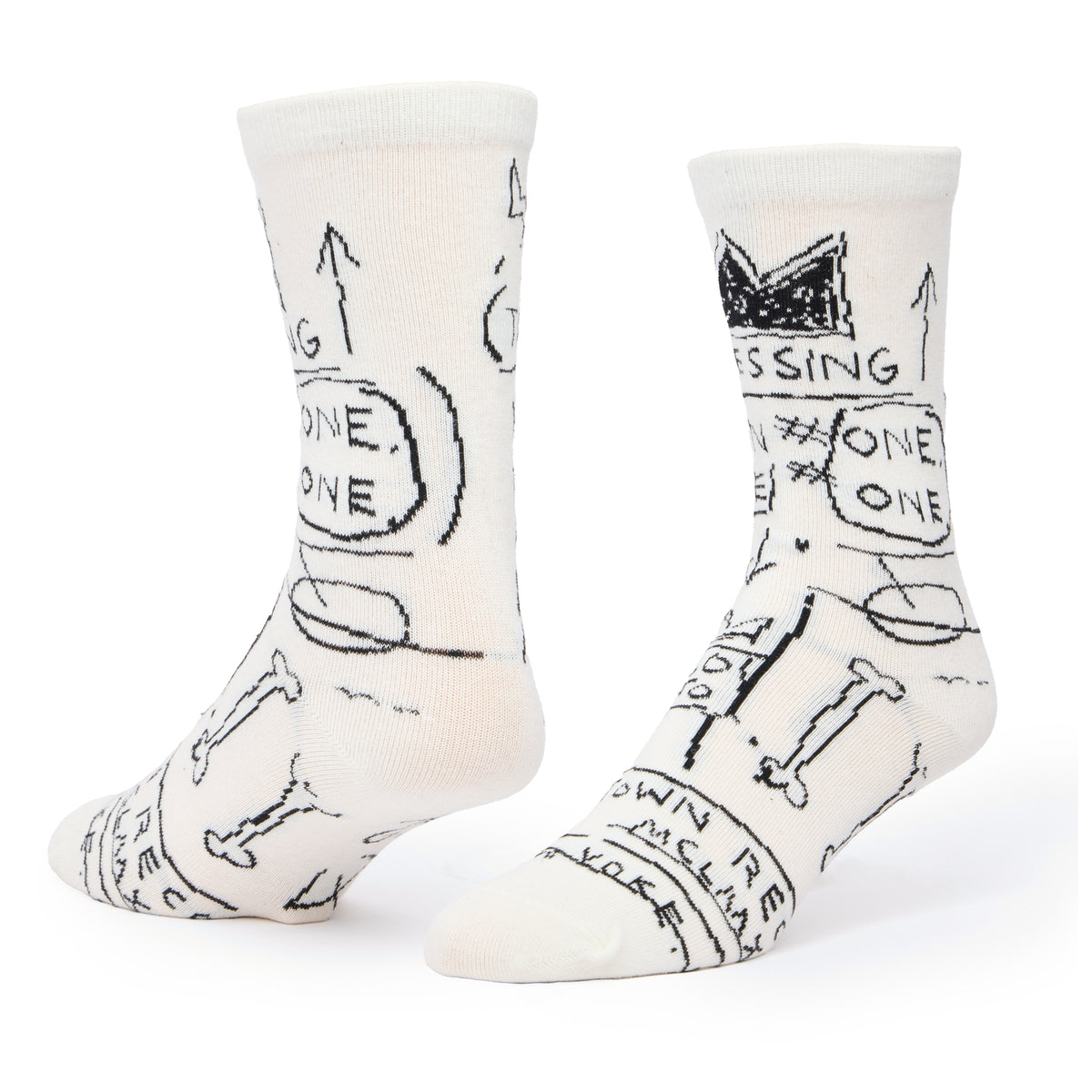 Jean-Michel Basquiat Beat Bop Knit Socks Box, Set of 2