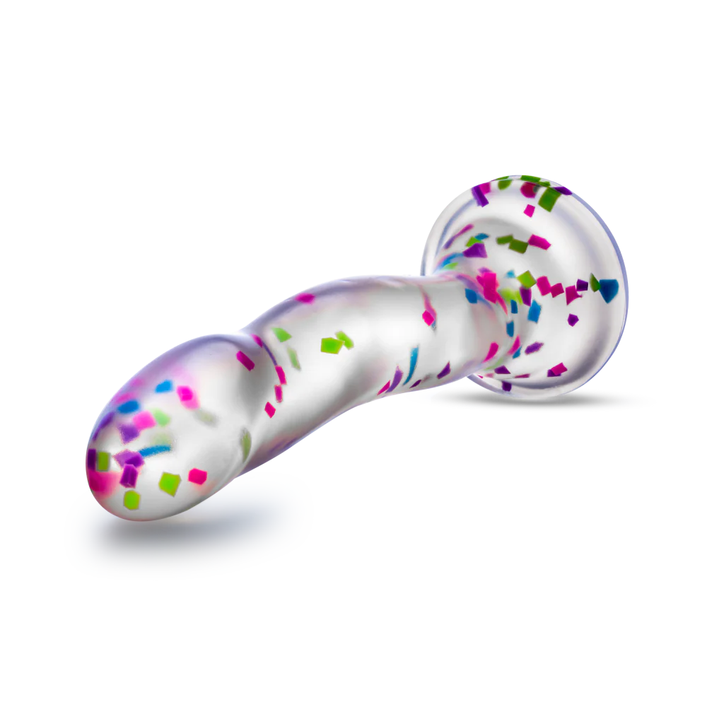 Neo Elite Glow in the Dark Silicone Hanky Panky Dildo 7.5in
