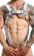 Dngeon Cross C-Ring Harness - Silver Mirror