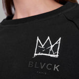 Blvck X Basquiat Crop Tee in Black