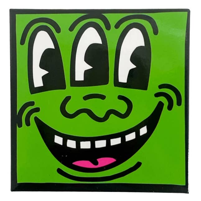 Keith Haring Pop Shop 3-Eyed Face Magnet