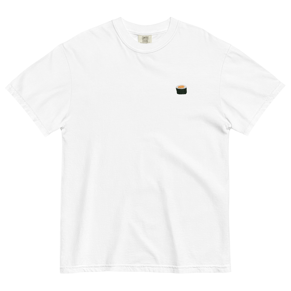 Salmon Roll Embroidered Shirt