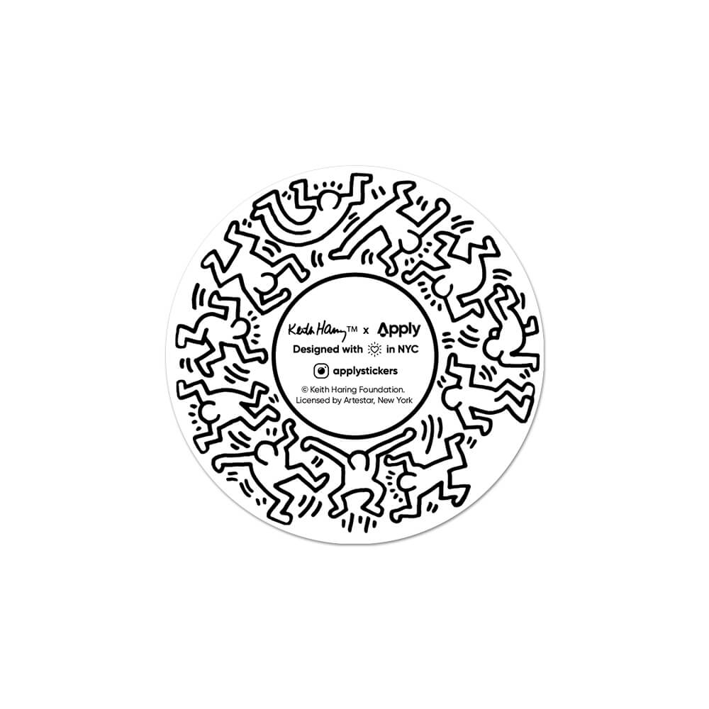 Rhythm by Keith Haring - Die-Cut Sticker