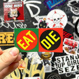 Eat Die By Robert Indiana  - Die-Cut Sticker