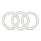 Performance VS2: Glow In The Dark White Small Penis Rings 3-Pack