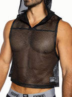 BIKE Hooded Sleeveless Practice Jersey - Black
