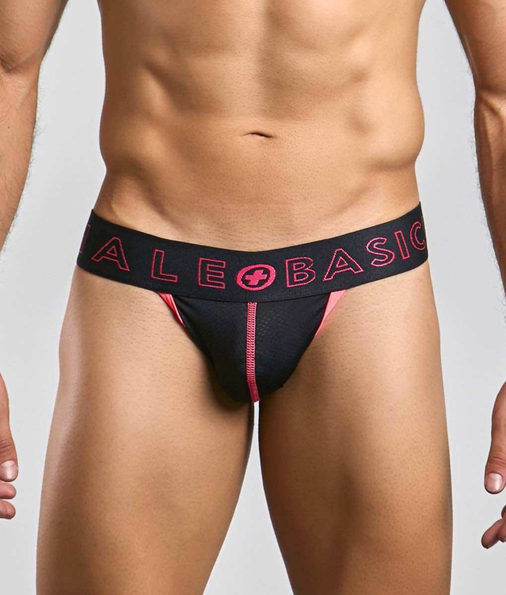 Malebasics Neon Jockstrap - Coral