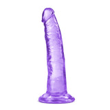 B Yours Plus Lust N’ Thrust Realistic Purple 7.5-Inch Long Dildo