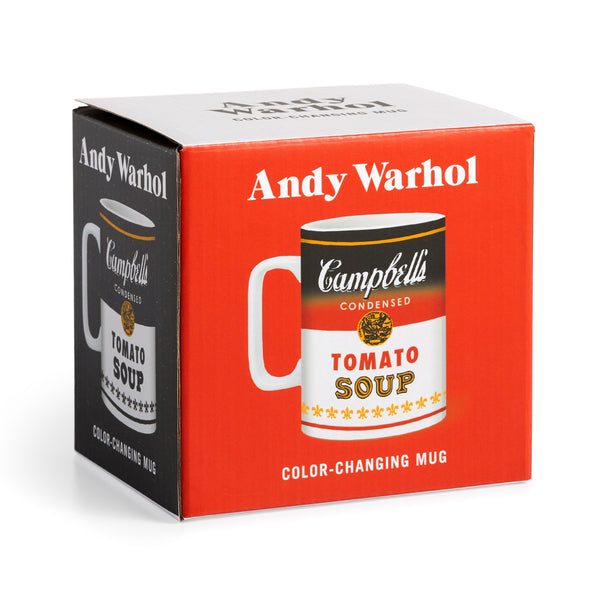 Andy Warhol Soup Can Color Changing Ceramic Mug