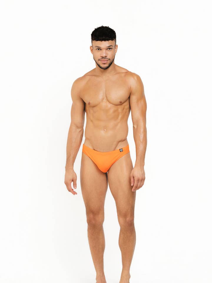 Mounderwear Core Swim Brief - Orange