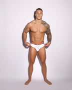 Mounderwear Resort Swim Brief White
