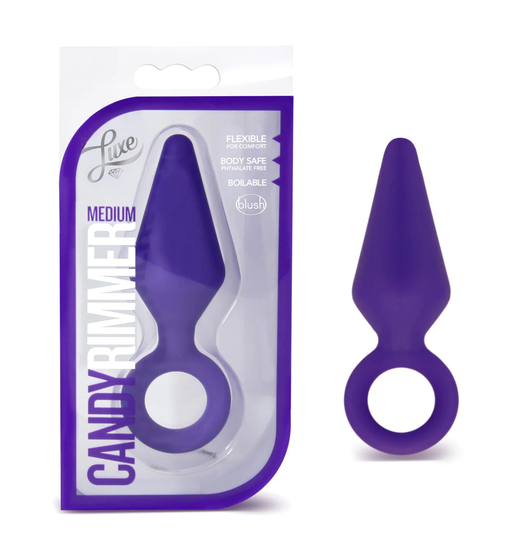 Luxe Candy Rimmer Purple Anal Plug