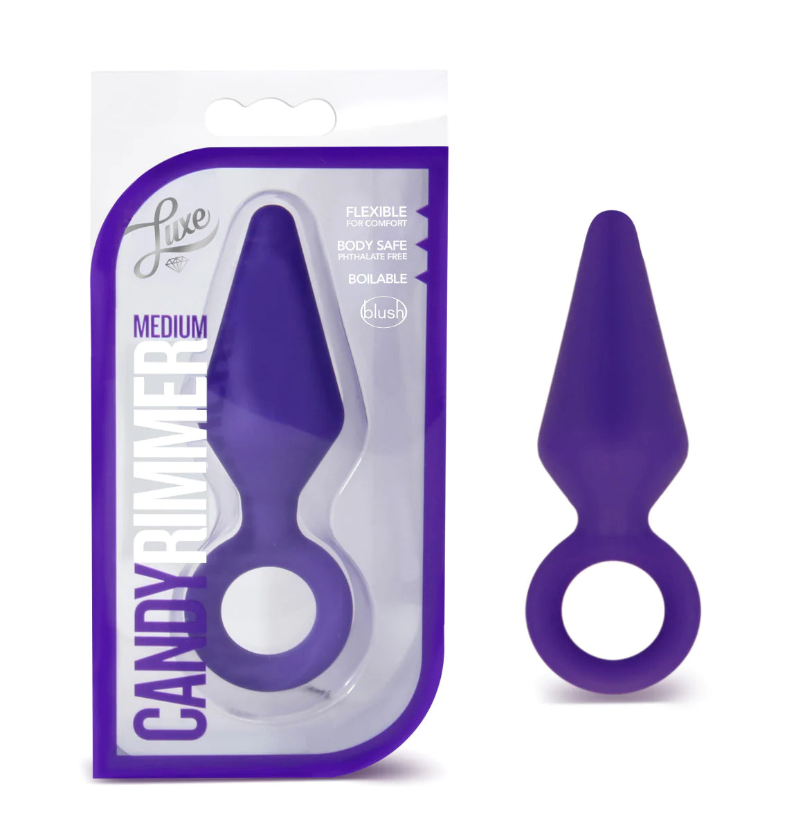 Luxe Candy Rimmer Purple Anal Plug