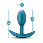 Anal Adventures Matrix The Nebula Plug: 3.5 inch Vibrating Inner Ball Butt Plug