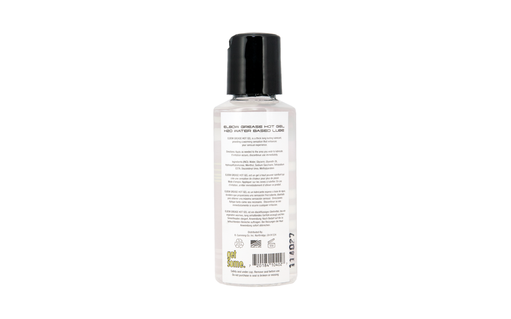 Elbow Grease H2O Water Based Lubricant Warming 2.4oz
