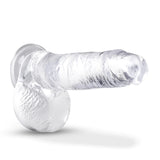 B Yours Plus Rock N’ Roll Realistic Clear 7.25-Inch Long Dildo