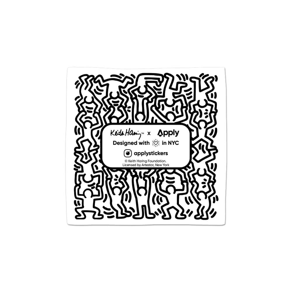 New York By Keith Haring - Die-Cut Sticker (Holidays)