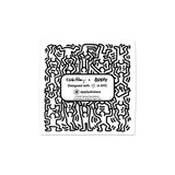 New York By Keith Haring - Die-Cut Sticker (Holidays)