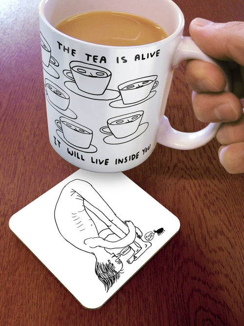 David Shrigley Coaster - Hello Ant