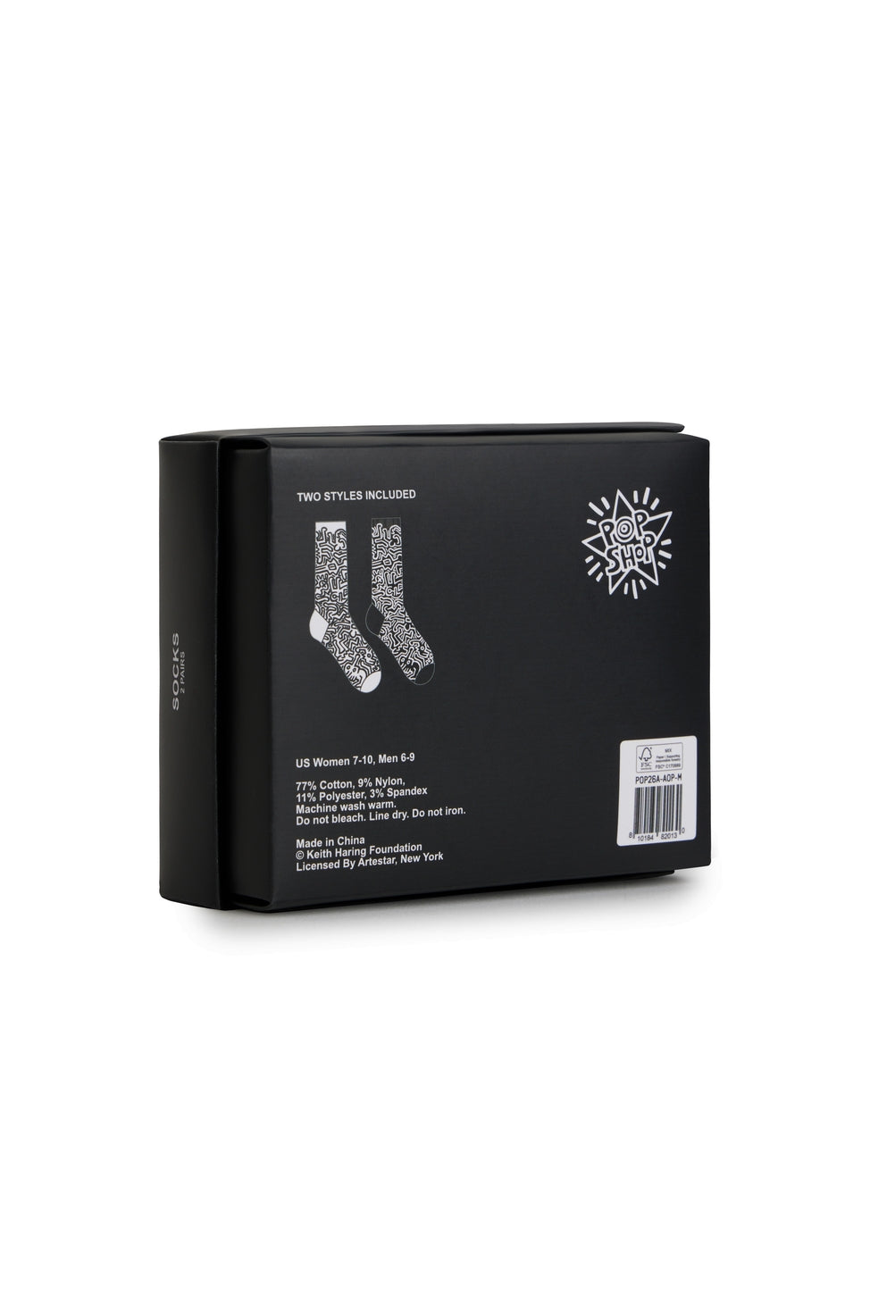 Keith Haring Pop Shop All-Over Print Sock Set