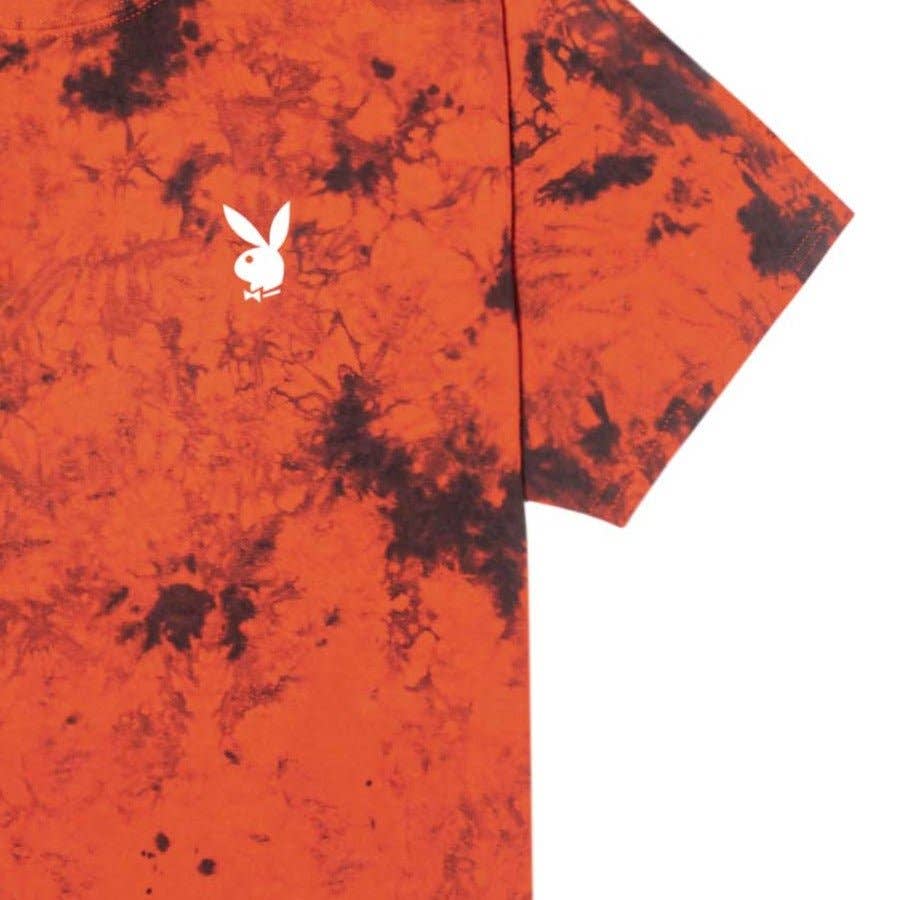 PLAYBOY Repeating Masthead Tie Dye T-Shirt
