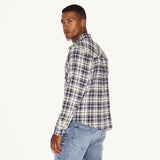PLAYBOY Men's Flannel Long Sleeve Shirt