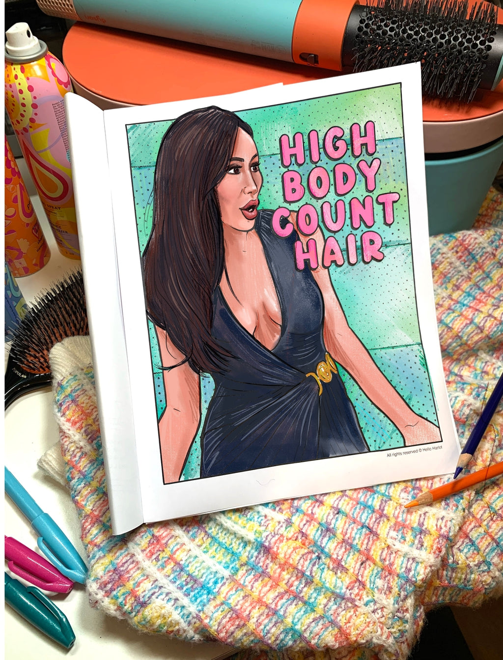 Rhoslc Housewives of Salt Lake City Coloring Book