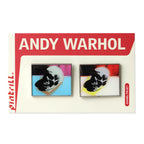 Andy Warhol Skulls Blue White Pin Set