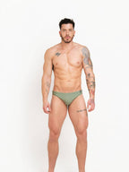 Mounderwear Core Swim Brief - Sage