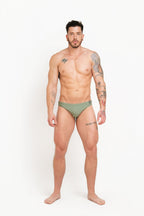 Mounderwear Core Swim Brief - Sage