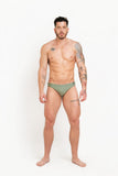 Mounderwear Core Swim Brief - Sage