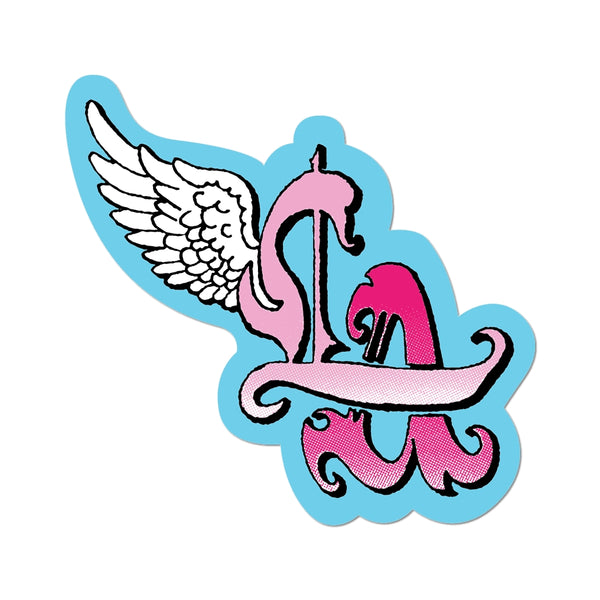 La Angel Die-Cut Sticker