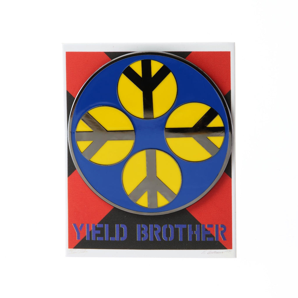 ROBERT INDIANA Yield Brother Pin