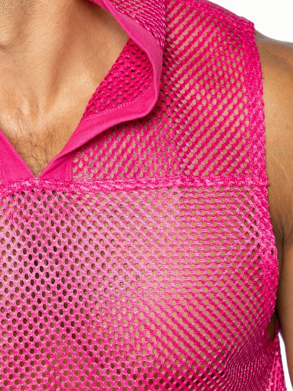 BIKE Hooded Sleeveless Practice Jersey - Hot Pink