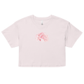 Pink Hydrangea Flower Crop Top