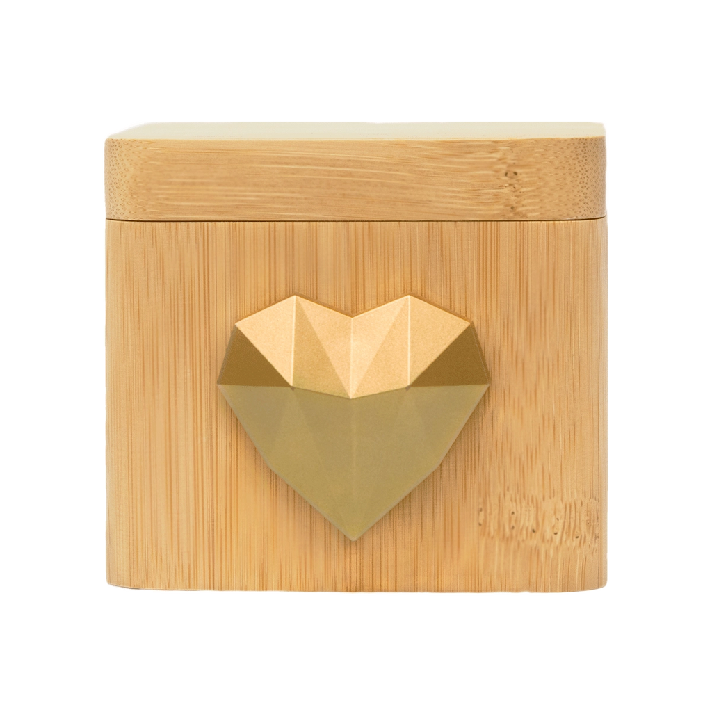 Lovebox Color & Photo - Gold Heart