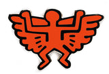 Keith Haring - Angel Pin: Yellow