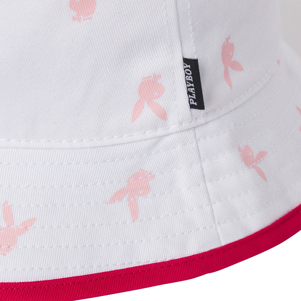 PLAYBOY Rainbow Lining Rabbit Head Bucket Hat