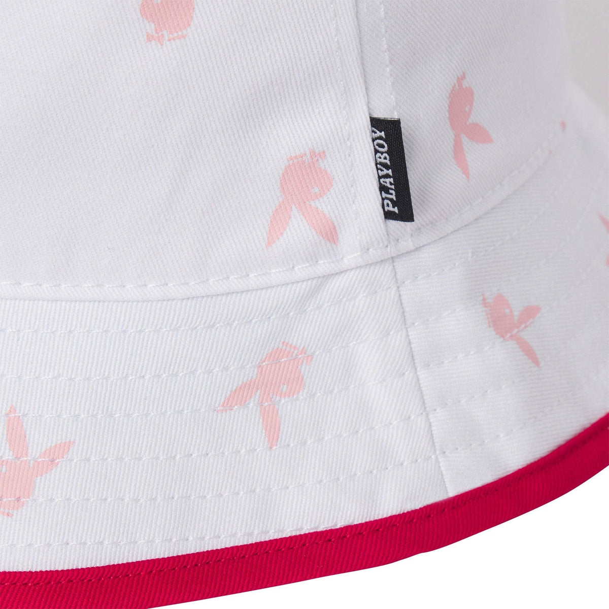PLAYBOY Rainbow Lining Rabbit Head Bucket Hat