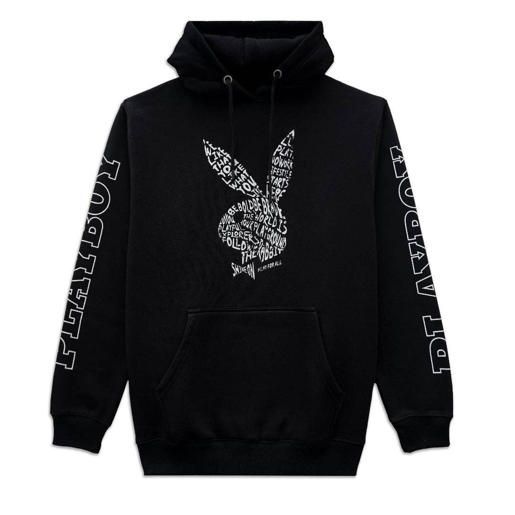 Playboy Script Bunny Hoodie