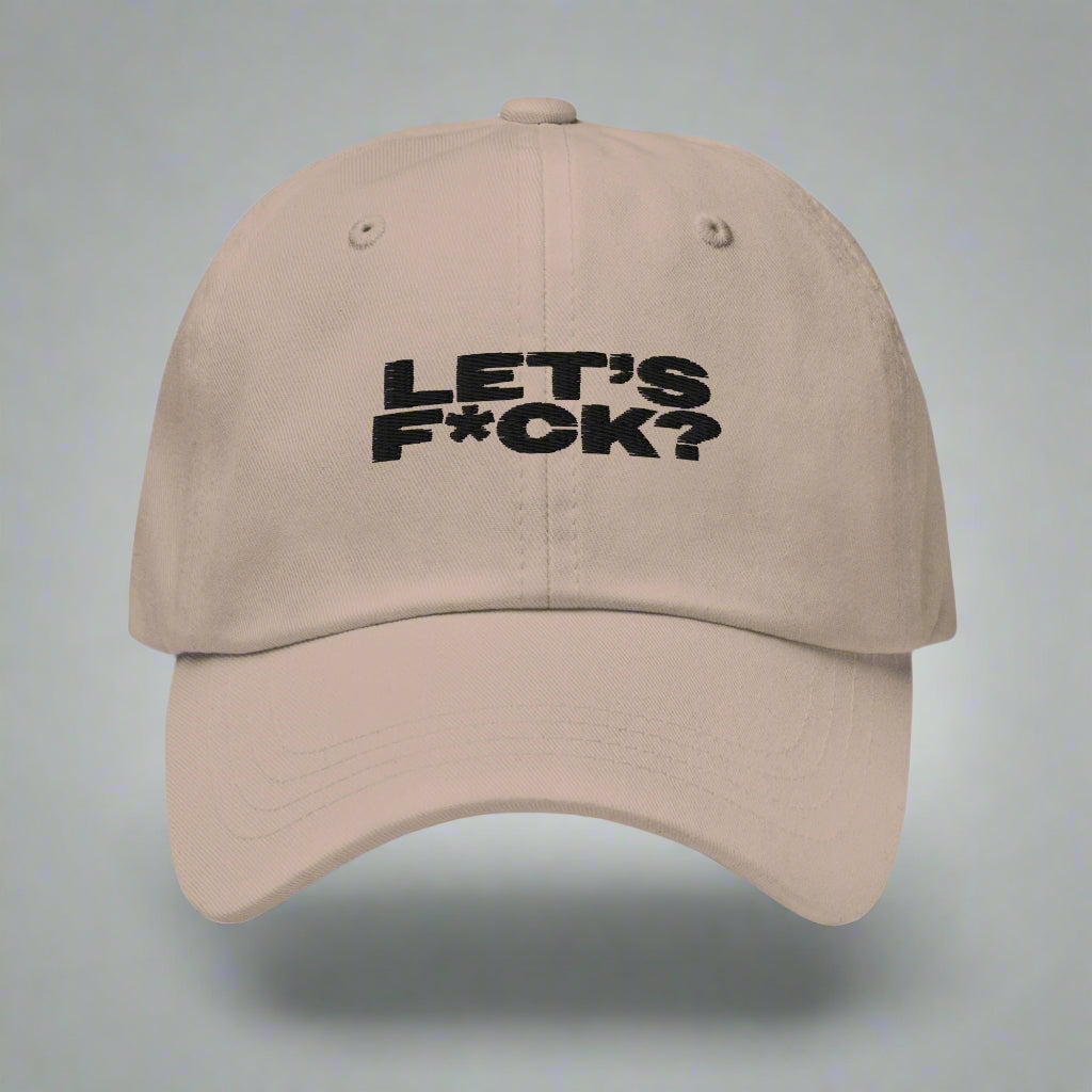 Let's F*Ck Dad Hat by YES HOMO - Stone
