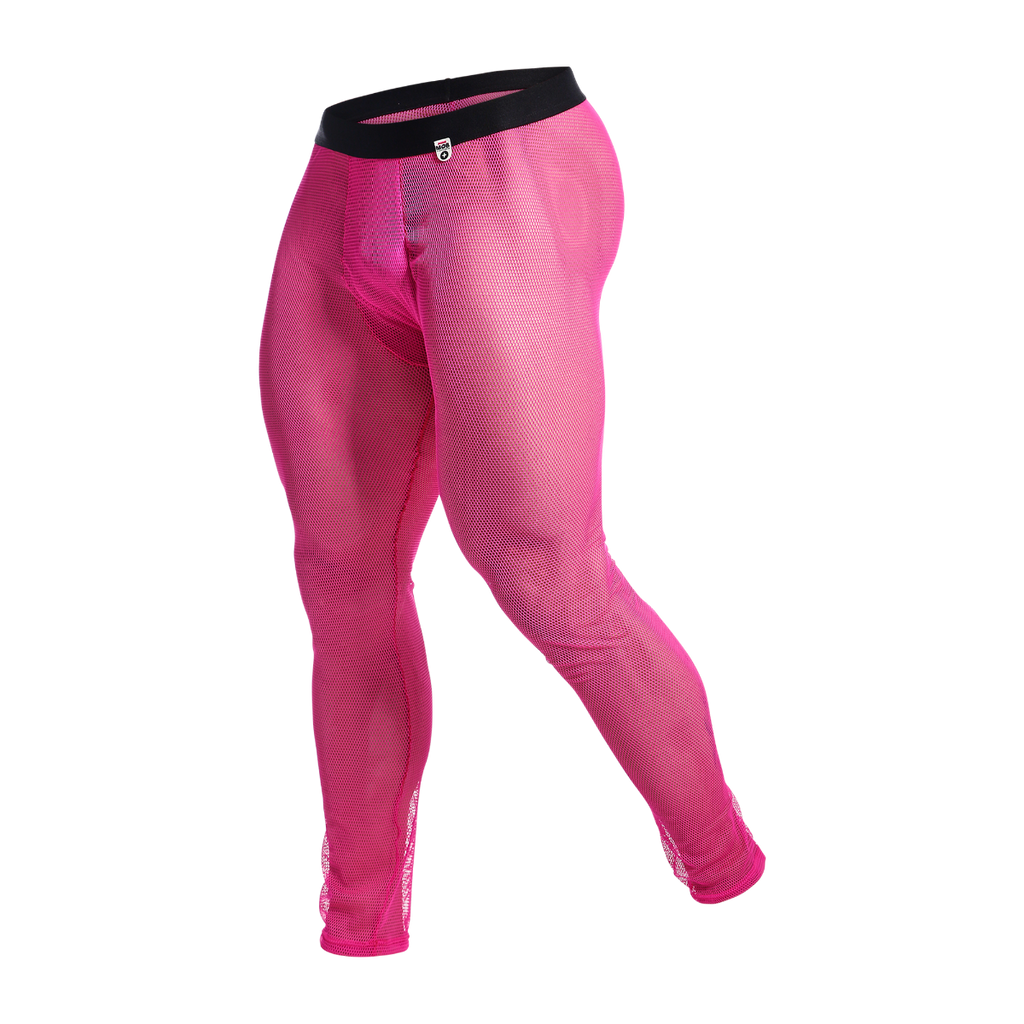 MOB Fishnet Tights - Hot Pink