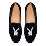 PLAYBOY Men Rabbit Head Loafers